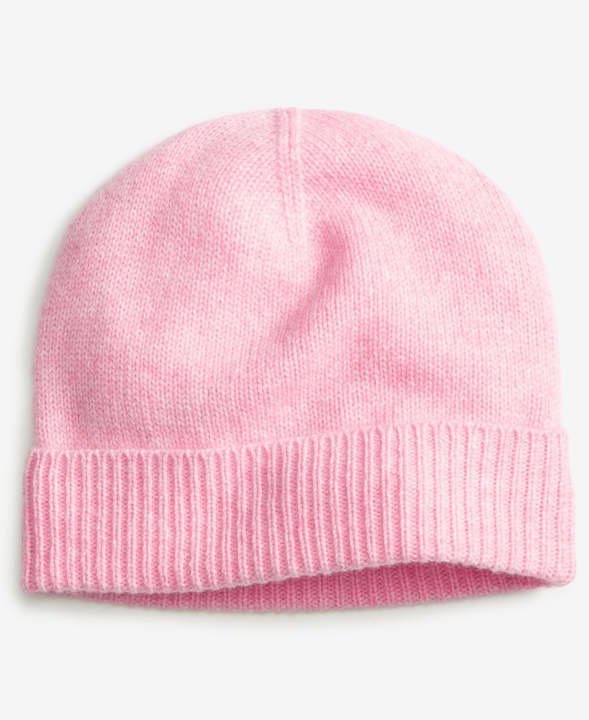 Charter Club 100% Cashmere Cuffed Beanie Women's One Size Bubblegum Heather - Picture 1 of 14