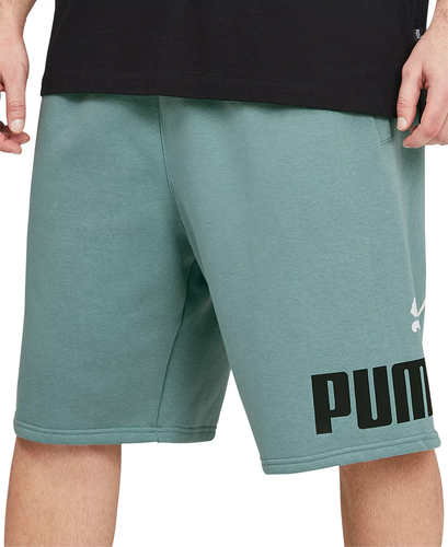

Мужские шорты Puma Mineral Blue Big Fleece Logo 10, Mineral blue/white/black