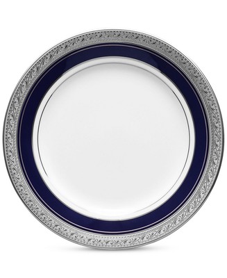 Noritake Crestwood Cobalt Platinum Bread and Butter Plate, Gray, 6.25 