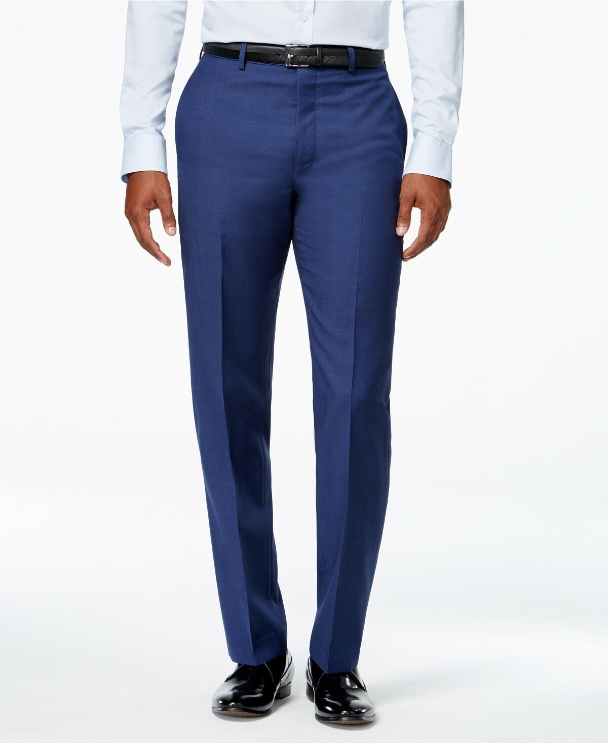 CALVIN KLEIN 134978 Men's Blue X-Fit Solid Slim Fit Pants Sz 33x30