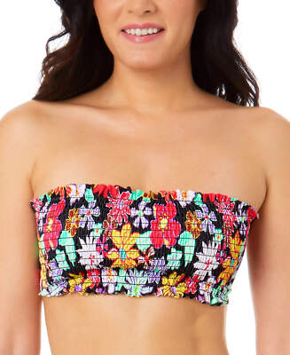 Salt + Cove Juniors' Penny Lane Smocked Bandeau Bikini Top 30B 658