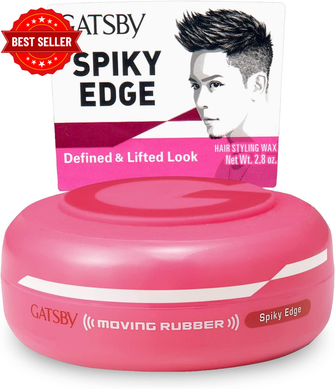 Moving Rubber Spiky Edge Hair Wax, English Version, 80G/2.8Oz