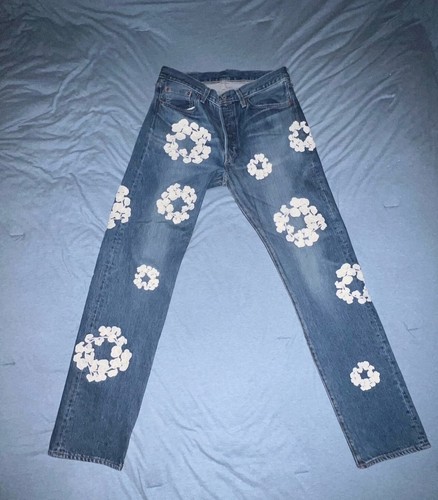 Rare* Denim Tears Embroidered Indigo Wash (Size 34/34) | eBay
