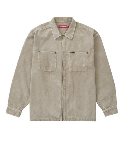 トップス Supreme Washed Corduroy Shirt L Supreme Washed Corduroy Zip Up Shirt SS-2024 XXL | eBay