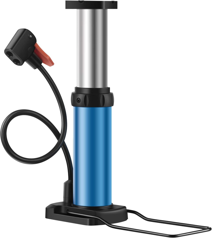 Bike Pump Portable, Mini Bicycle Pump, 120 PSI Hand Air Pumps with Presta and Sc