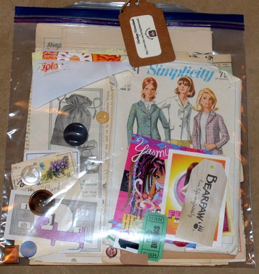 Custom EPHEMERA PACK grab bag Scrapbook, Mixed Media Art, collage 65 - 100 PCs