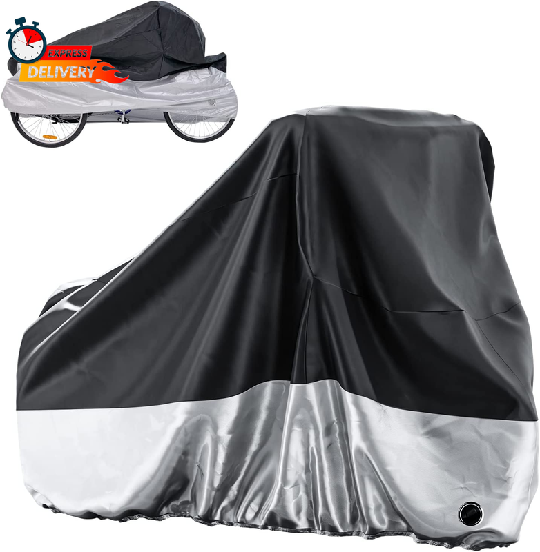 Bike Cover Adult Tricycle Cover for Outdoor Bicycle Storage, Heavy Duty