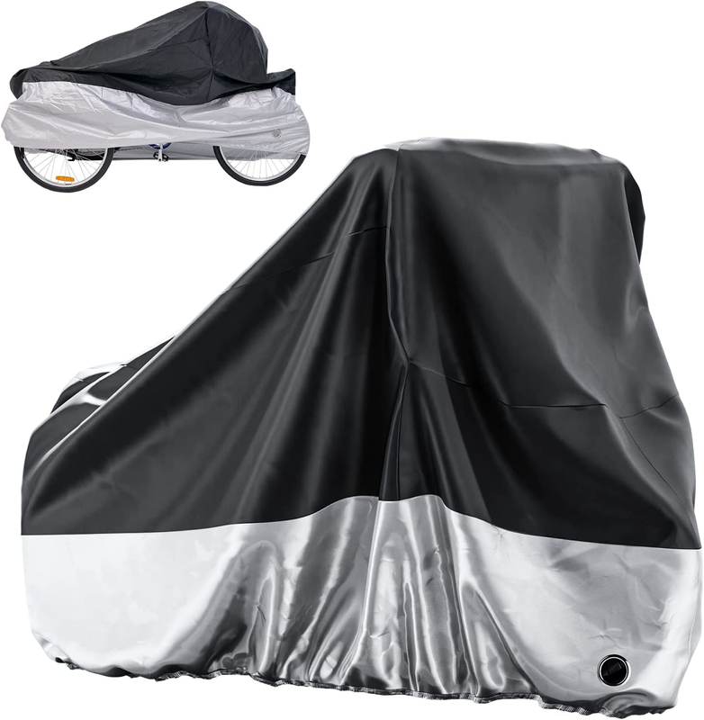 MOPHOTO Bike Cover Adult Tricycle Cover for Outdoor Bicycle 