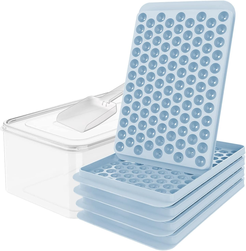 Mini Ice Cube Trays, Upgraded Small Ice Cube Trays, 104X4 PCS Tiny Ice Cube Tray