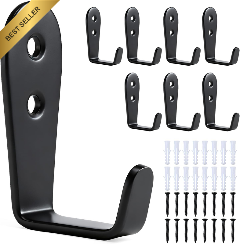 Stainless Steel Hooks for Hanging, Heavy Duty Hook, Wall Hooks Key Holder Wall M