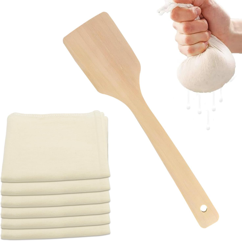 6 Pcs Cheese Cloths for Straining, 50X50Cm Muslin Cloths for Cooking Reusable, C