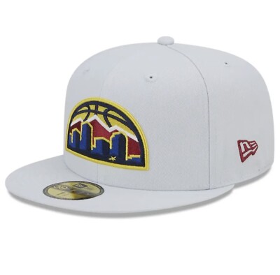 Denver Nuggets Gray 2022/23 City Edition Alternate Logo 59FIFTY Fitted Cap 7 3/8