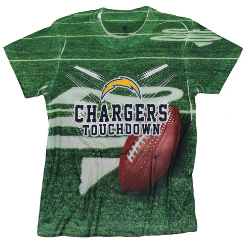 Молодежная футболка San Diego Chargers TOUCHDOWN NFL, зеленая