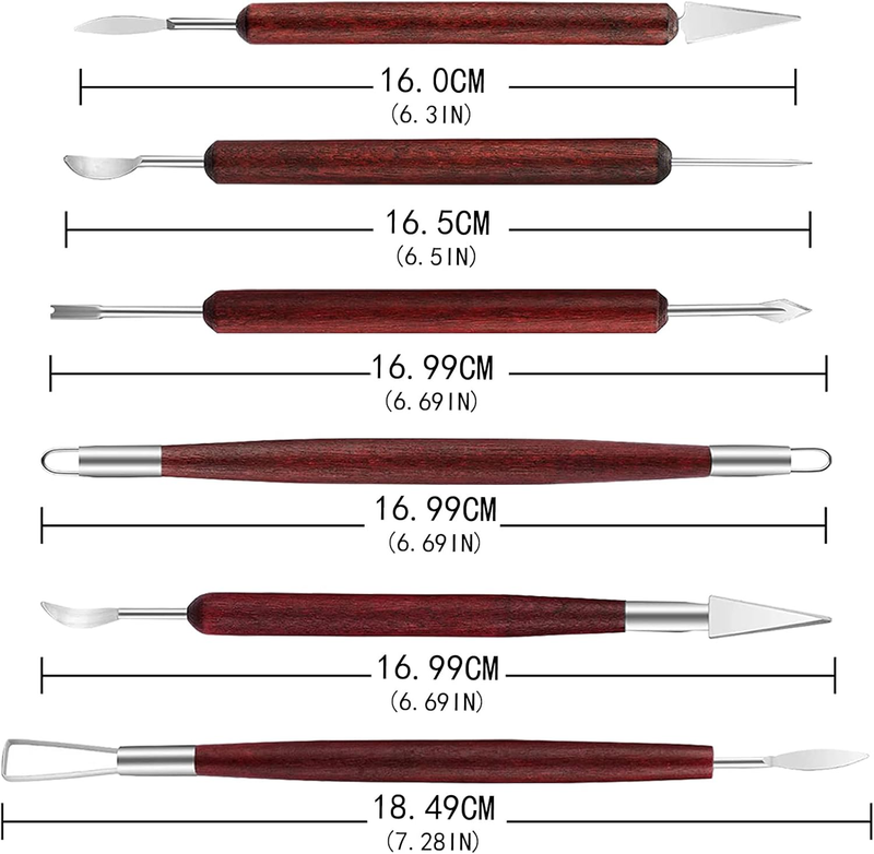 11 PCS Clay Sculpting Tools，Polymer Tools Pottery and Supplies Ceramic Sculpture