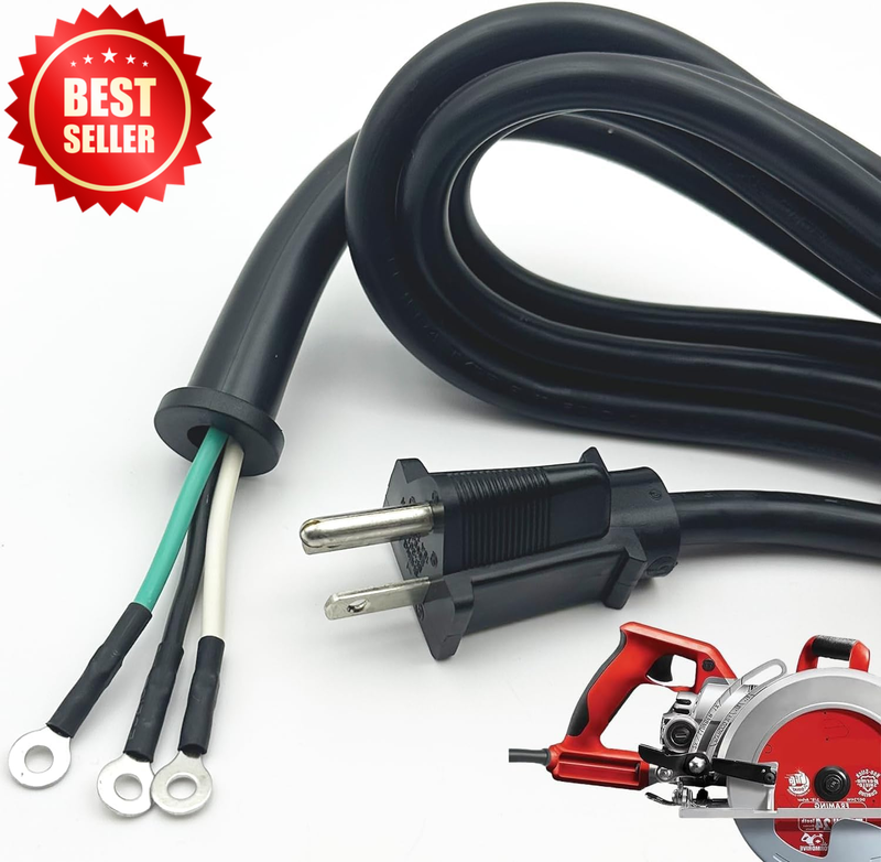 95104L Replacement  Heavy Gauge Power Cord for Worm Drive Saw SPT77W SPT70V US