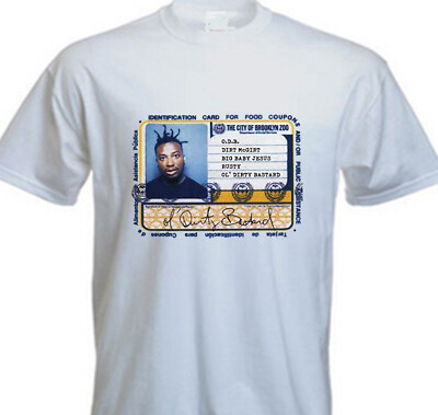 Rapper Odb Ol Dirty Bastard Return To The 36 Chambers Food Stamp Design Shirtのebay公認海外通販 セカイモン