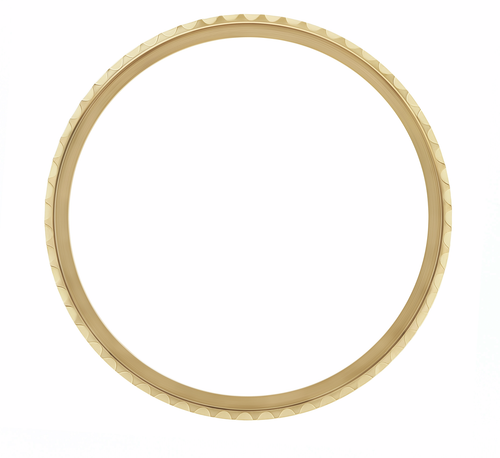 REAL GOLD 18K ROTATING BEZEL INSERT FOR ROLEX SUBMARINER 5508 5512 5513 1680