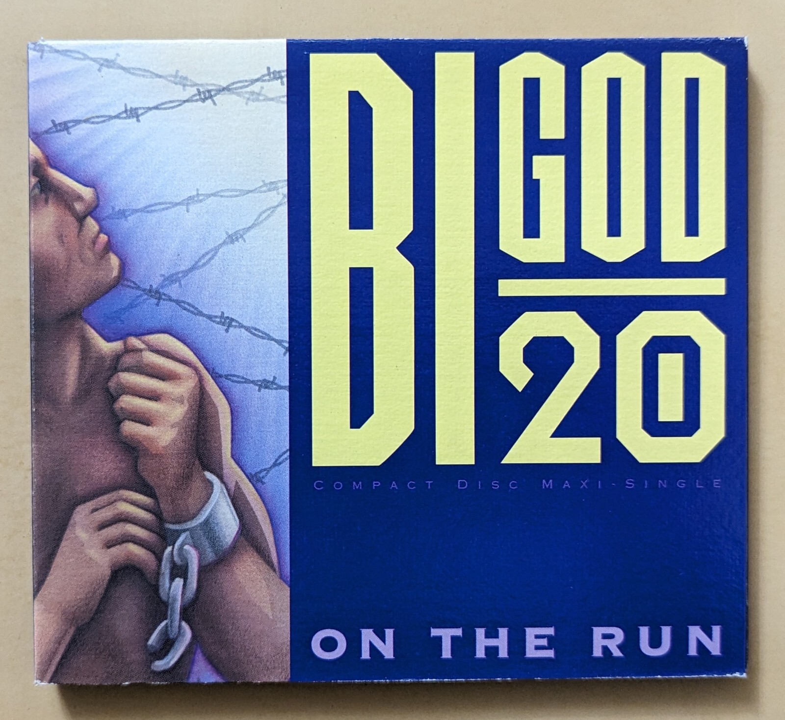 BiGod 20- On The Run CDS- 8TRK MAXI-SINGLE! CLASSIC EBM! AND A