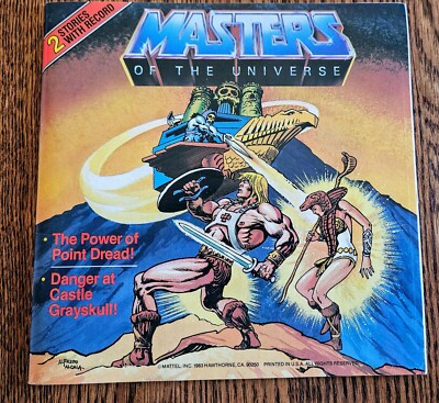 1983 Masters Of The Universe:  Read Along Record: Power Of Point Dread