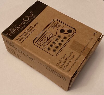 Pampered Chef retired DIGITAL CLOCK TIMER #1900, New in Box with Original Seal
