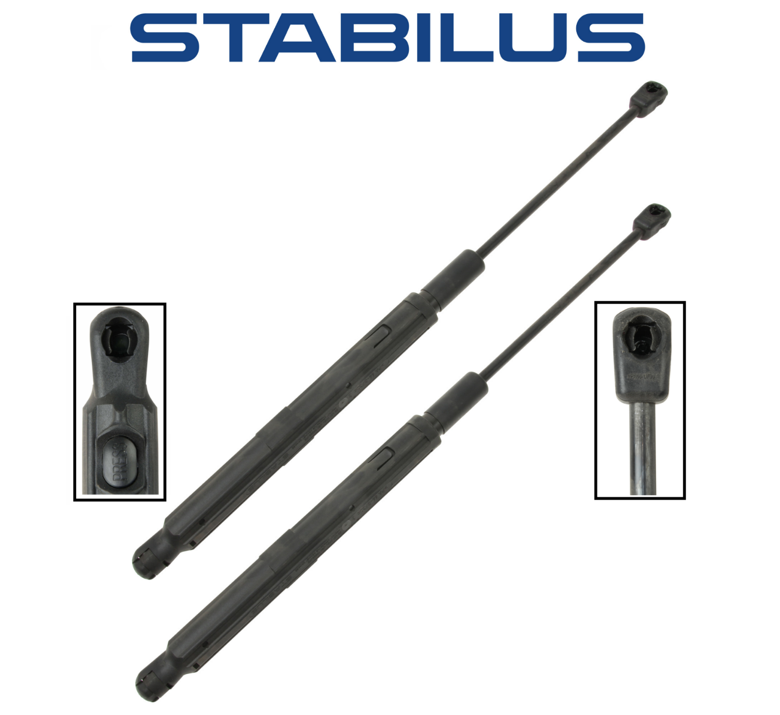 OEM Hood Shock Lift Support Strut 2pc Stabilus for Mercedes C300 C350e C400 S450