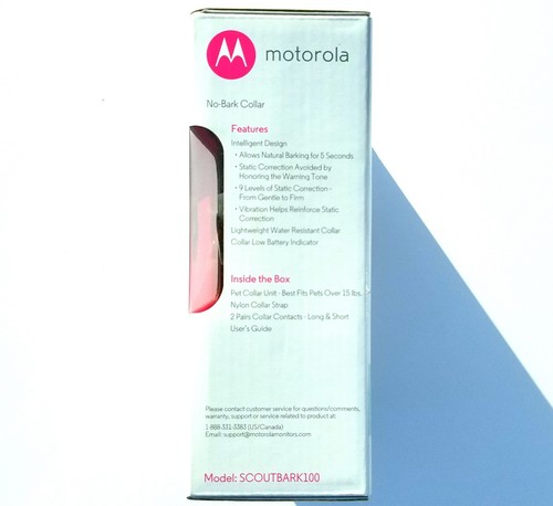 New SCOUTBARK Dog Training Automatic Static Shock Correction Bark Collar 9 Level