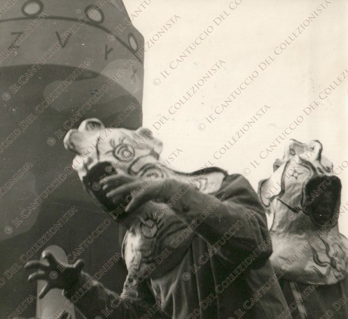 1955 PADOVA Carnevale maschere Marziani costumi Fotografia - Picture 1 of 2