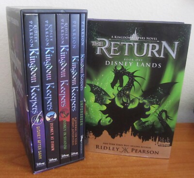 LOT OF 6 KINGDOM KEEPERS BOOKS: BOX SET + THE RETURN BOOK 1 HCDJ RIDLEY PEARSON