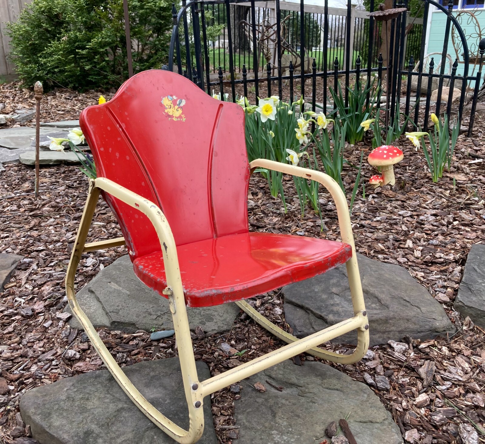yard rocking chair