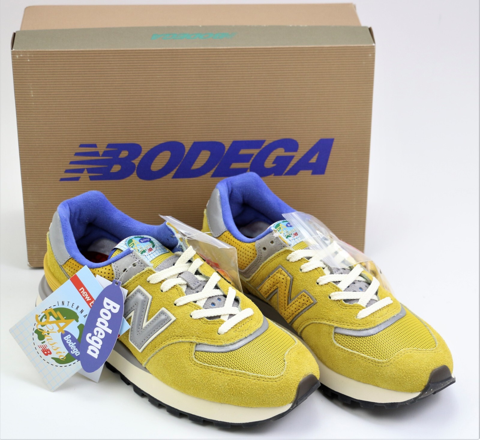 

Мужские туфли New Bodega x New Balance 574 Legacy Размер 12 D U574LGB1 Lemon Curry, Lemon curry with wet weather, Bodega x New Balance 574 Legacy