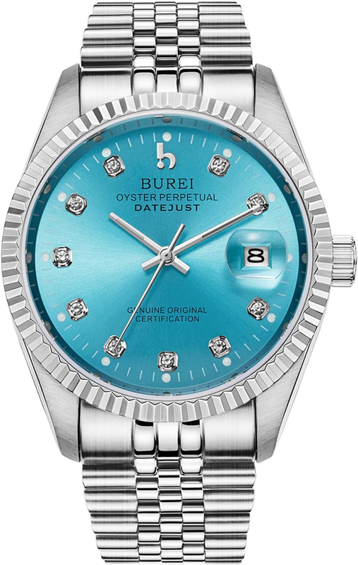 Men'S Luxury Automatic Watch Fashion Waterproof Mechanical Watch, Adjustable Stainless Steel Two Tone Strap,Gift for Men