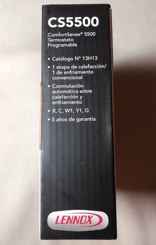 Lennox 13H13 Comfortsense 5500 7 Day 1H/1C Programmable Thermostat