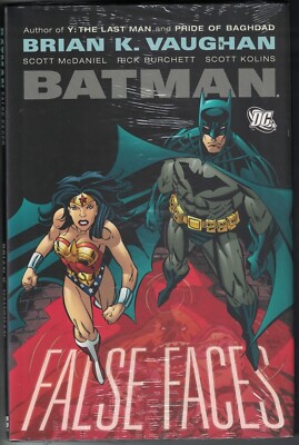 BATMAN FALSE FACES HC Hardcover $19.99srp Brian K. Vaughan 2008 SEALED NEW NM