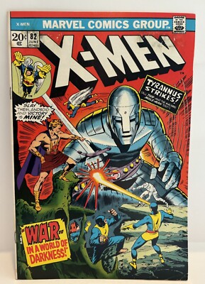 1973 Vintage Marvel Comic Book: X-Men #82 - Tyrannus Moleman