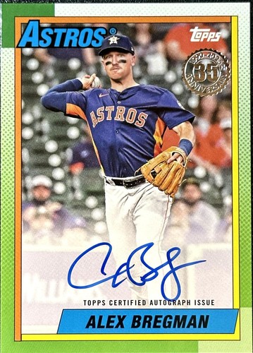 2025 Topps Series 1 - Alex Bregman #90AU-ABR
