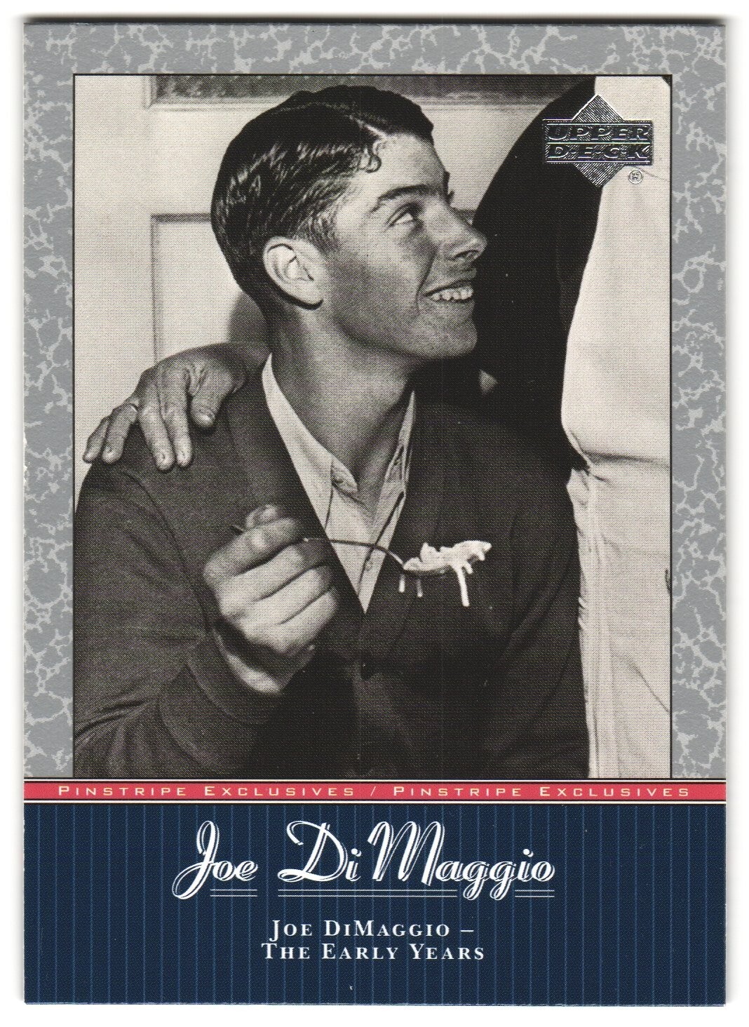 その他 Upper deck 2002 Joe DiMaggio Jersey Card Joe DiMaggio 2002 U.D. Heroes of Baseball Card w/ Yankee
