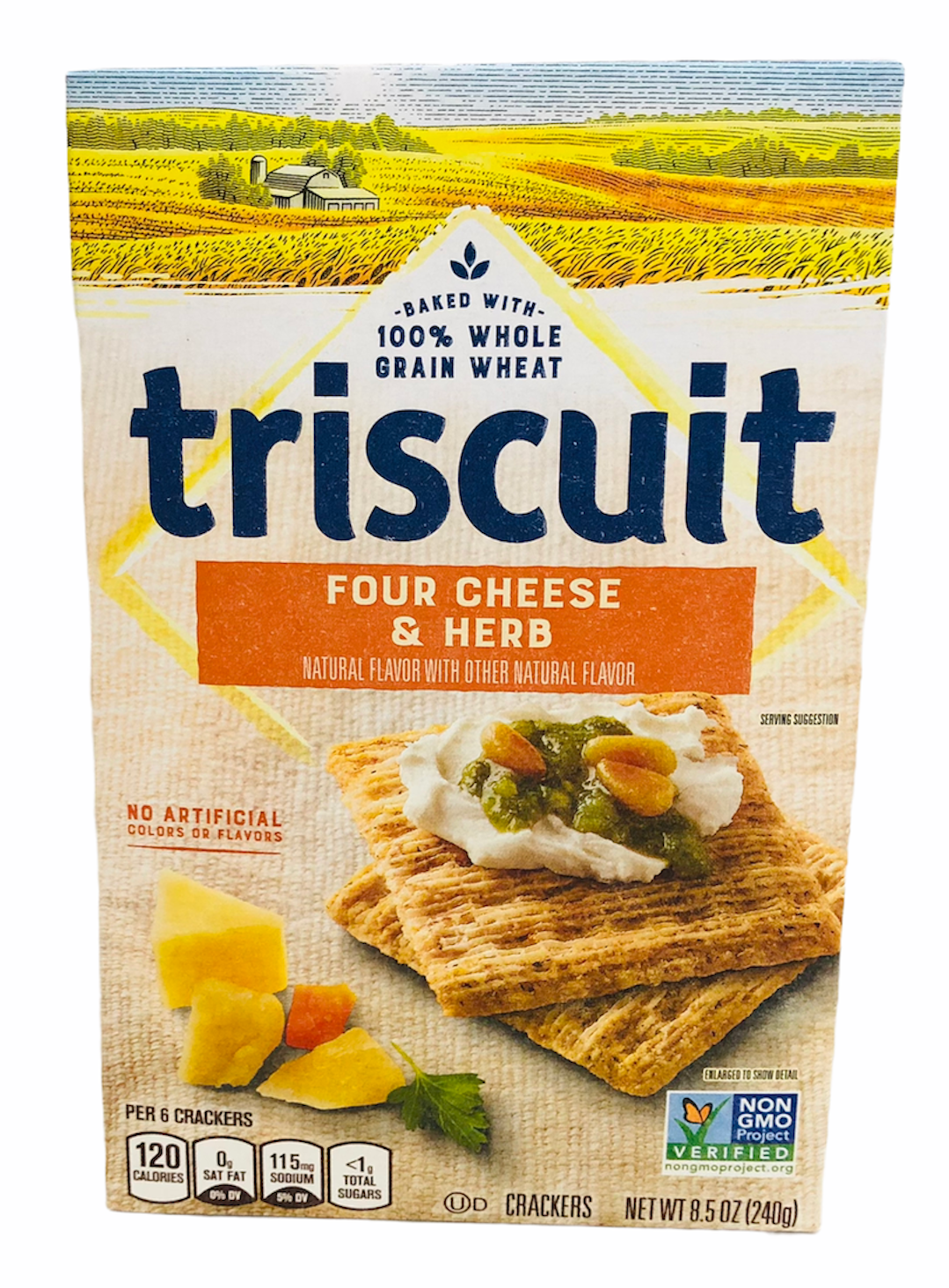Nabisco Triscuit Four Cheese & Herb Crackers 8.5 oz