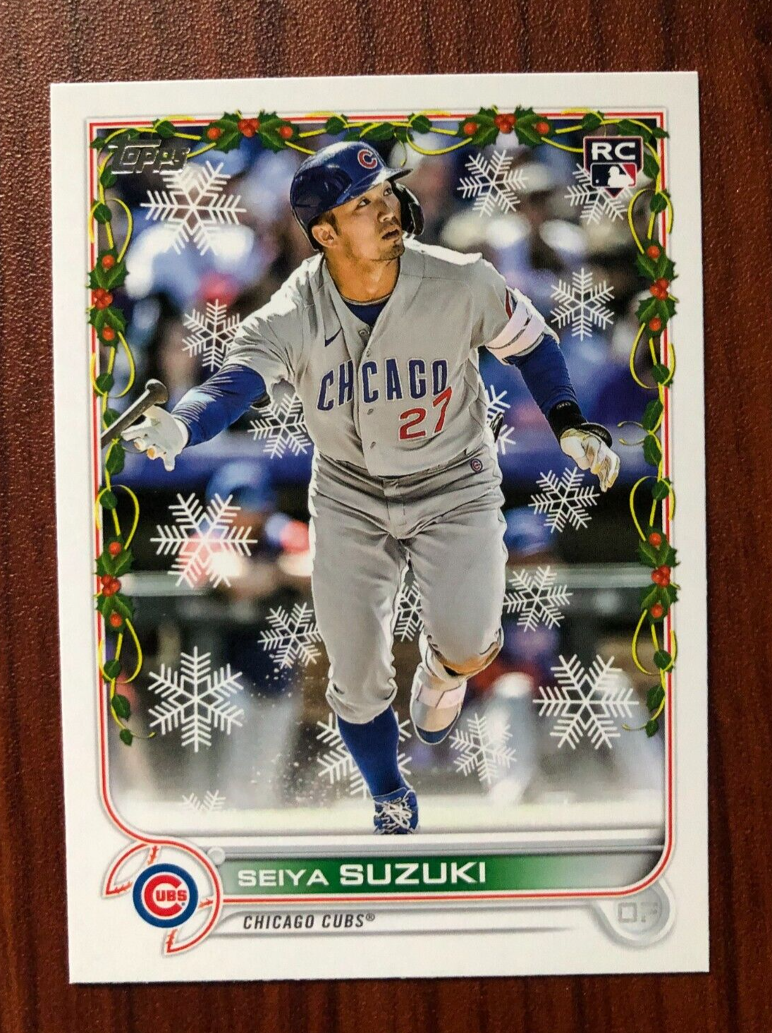 2022 Topps Holiday Seiya Suzuki Rookie Card #HW177 RC