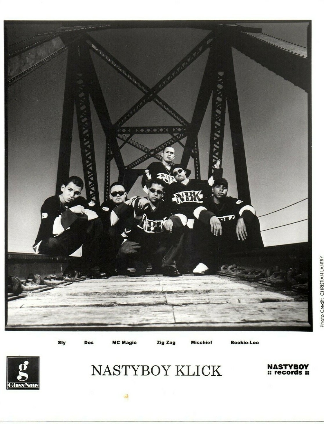 NASTYBOY KLICK 8X10 BAND PROMO PHOTO First Chapter Second