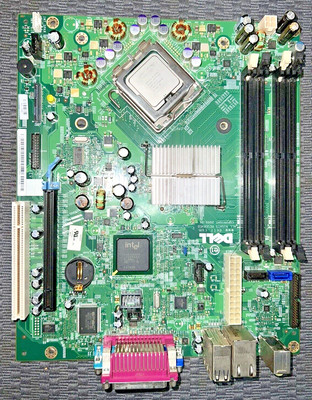 DELL Motherboard / CPU combo: WF809 board / SLA98 CPU