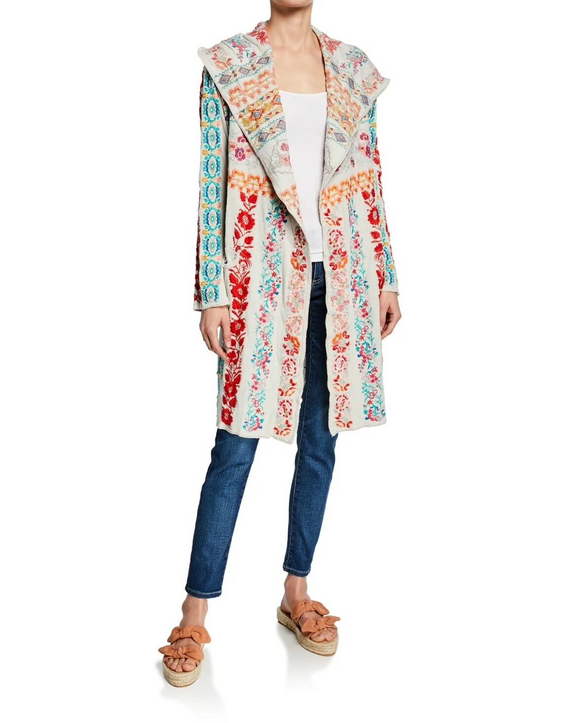 long hooded duster