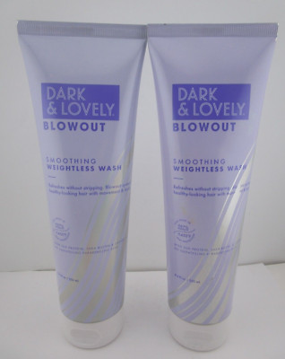 Dark & Lovely Blowout SMOOTHING WEIGHLESS WASH, 8.5oz Ea, 2 PACK - Free Shipping