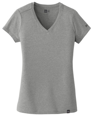 LADIES NEW ERA SHORT SLEEVE, CROSSOVER V-NECK T-SHIRT, LIGHTWEIGHT, SOFT! XS-4XL