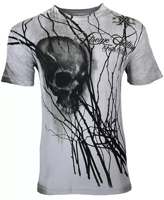 Xtreme Couture by Affliction Men's T-Shirt Varicosis Skulls Biker S-3XL