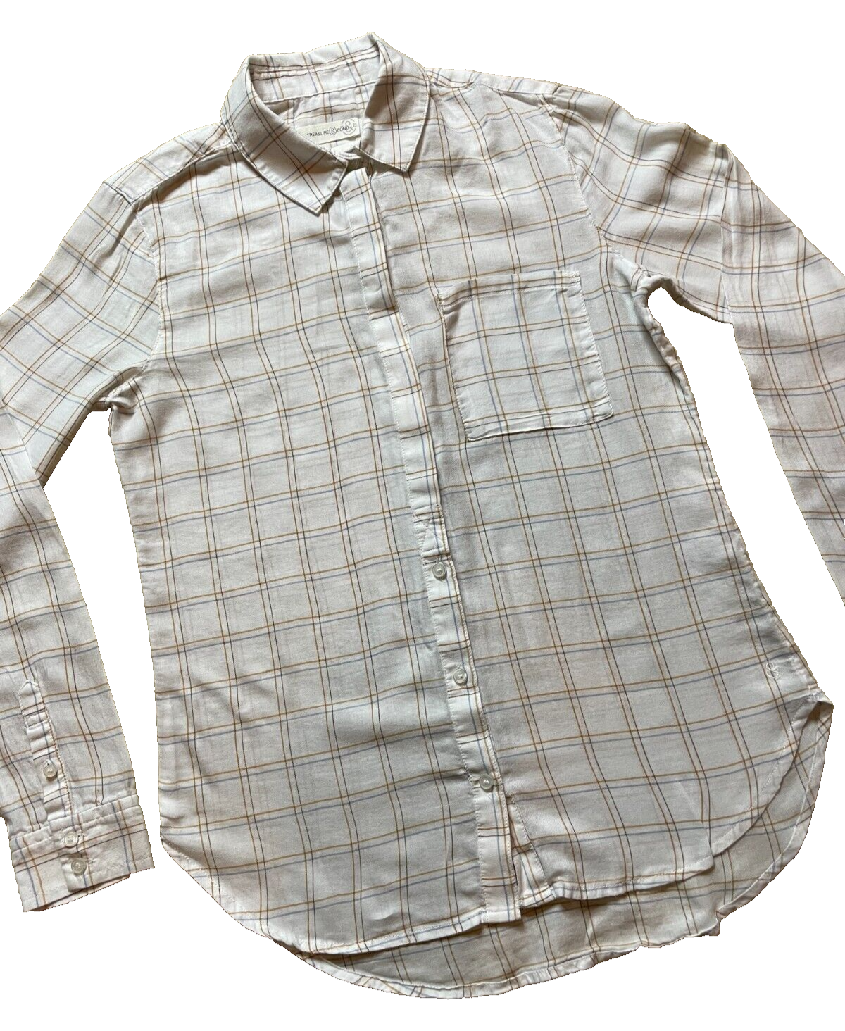 60's Bond Printed Cotton Flannel Shirt