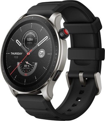 Amazfit GTR 4 com GPS Relógio Inteligente, Alexa Built-In, Chamadas e Texto Blue