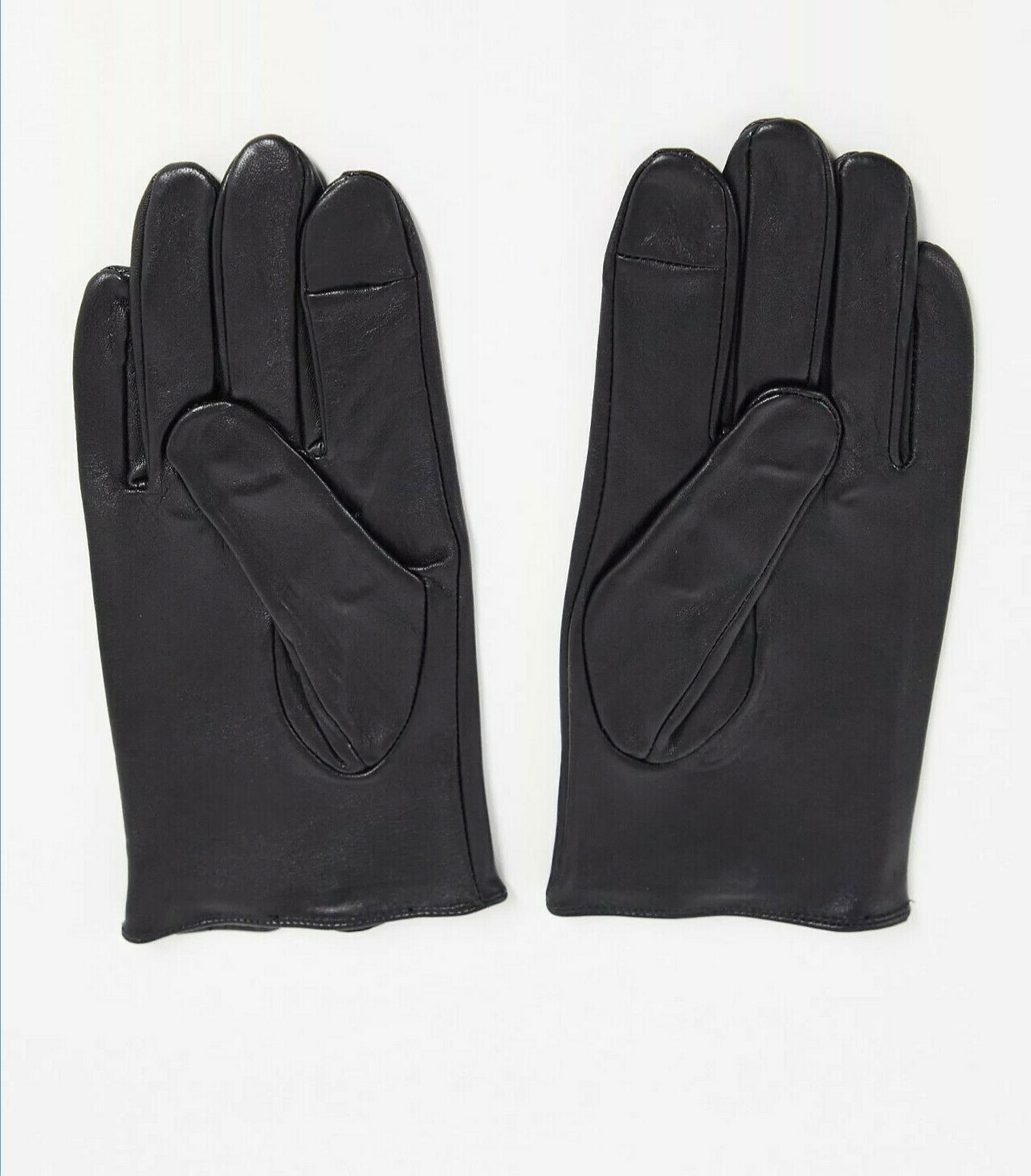 Driving Gloves Car Motorcycle Biker Genuine Leather Police Driver Dark Brown-40