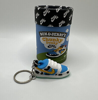 Nike SB Dunks Chunky Dunky With Box And Sneaker 3D Key Ring Key Chain