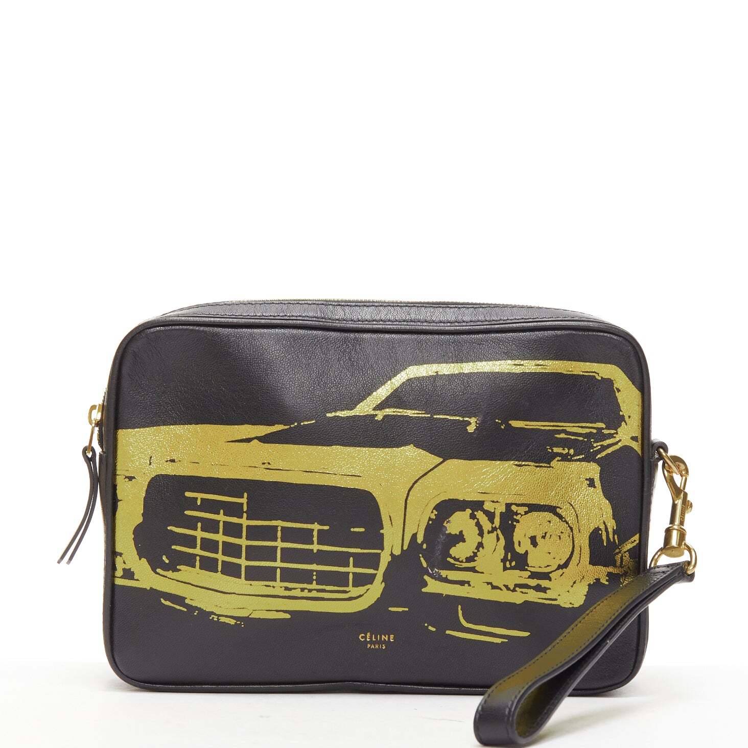 バッグ Celine Vintage Clutch Bag Black Leather Vintage Celine Black Leather Clutch Bag – The Hosta
