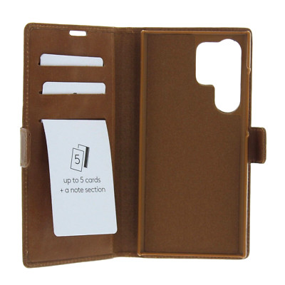 dbramante1928 Leather Folio Lynge Case for Galaxy S23 Ultra - Tan